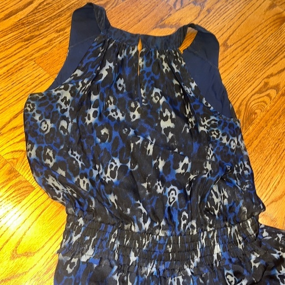 Ramy Brook Woman’s Silk Black and Blue Printed Dress Size S - Picture 6 of 7